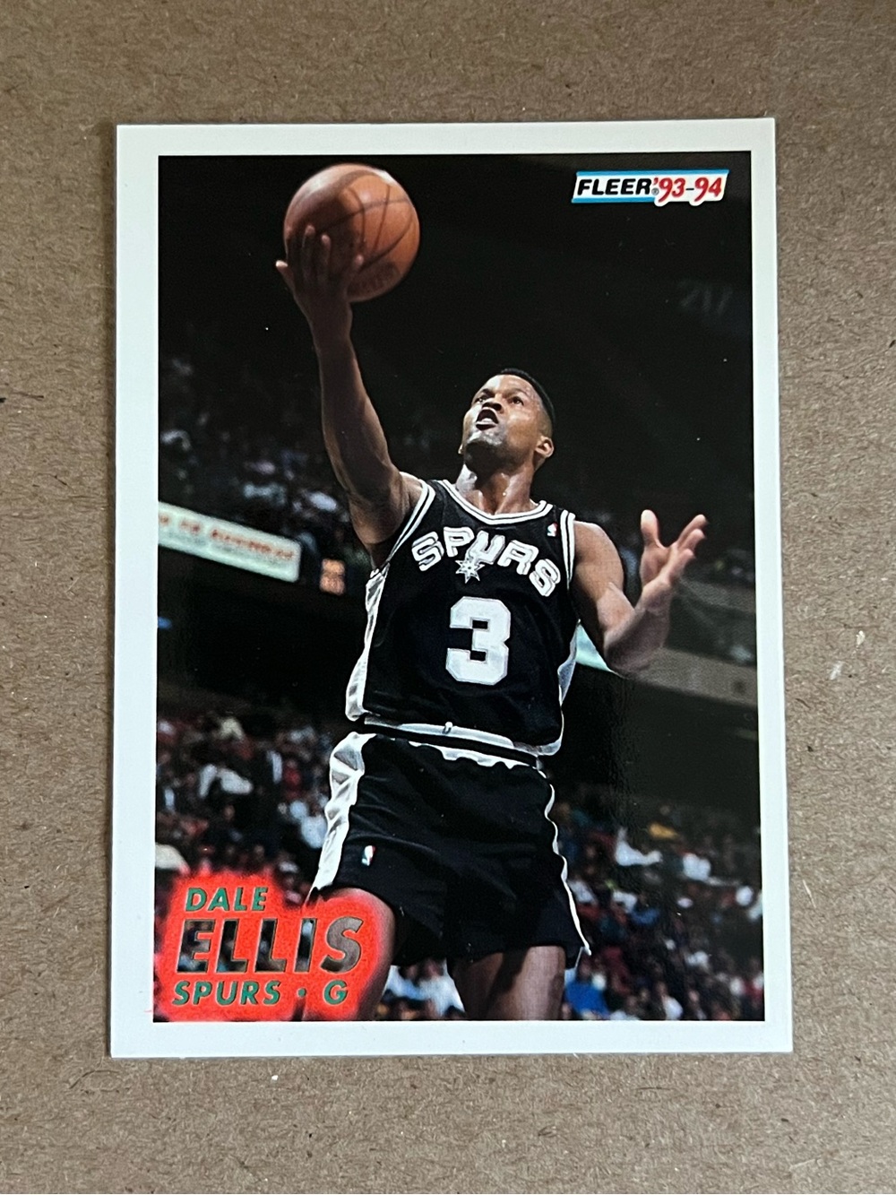 1993-94 Fleer - Dale Ellis #193 San Antonio Spurs Basketball Trading Card